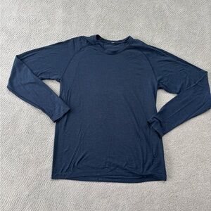 lululemon athletica Dark Blue Long Sleeve Tee